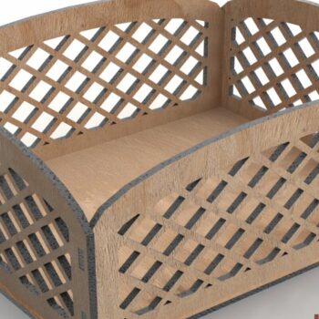 Intra απο ξύλο plywood Χρώμα wenge 3mm-4mm πάχος - Desk Organizer , Mail Organizer Δίασταση 180x144 cm INTRAFABR-96053825 - Image 3