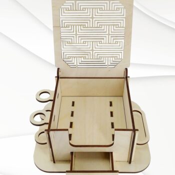Intra απο ξύλο plywood 3mm-4mm πάχος - Οργανωτής γραφείου Δίασταση 73x152 cm INTRAFABR-30389544 - Image 5