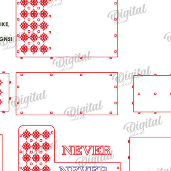 Intra απο ξύλο plywood  Χρώμα wenge 3mm-4mm πάχος - Desk Organizers Bundle Δίασταση 30x20 cm INTRAFABR-96130609 - Image 2