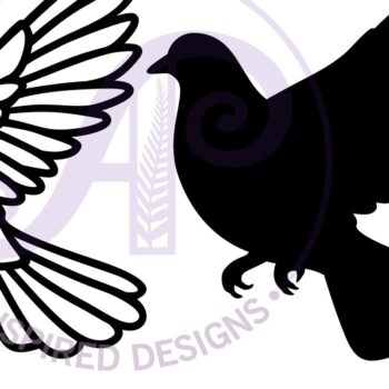 Intra απο ξύλο plywood Χρώμα wenge 3mm-4mm πάχος - Λεπτομερής επιγραφή Dove Wall Art, Δίασταση 40x50 cm INTRAFABR-114184630 - Image 4