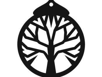 Intra απο ξύλο plywood Χρώμα wenge 3mm-4mm πάχος - Λεπτομερές μοτίβο δέντρου ζωής για σκουλαρίκια κομμένα με λέιζερ Δίασταση 3x3 cm INTRAFABR-110668667 - Image 1