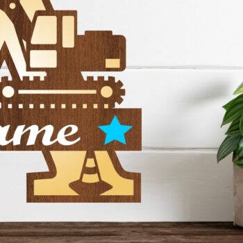 Intra απο ξύλο plywood  Χρώμα wenge 3mm-4mm πάχος - Digger Capital Monogram Letter a Δίασταση 30x20 cm INTRAFABR-96924925 - Image 1