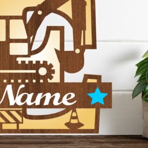 Intra απο ξύλο plywood  Χρώμα wenge 3mm-4mm πάχος - Digger Capital Monogram Letter E Δίασταση 30x20 cm INTRAFABR-118348245