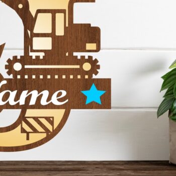 Intra απο ξύλο plywood  Χρώμα wenge 3mm-4mm πάχος - Digger Capital Monogram Letter J Δίασταση 30x20 cm INTRAFABR-118348242 - Image 1