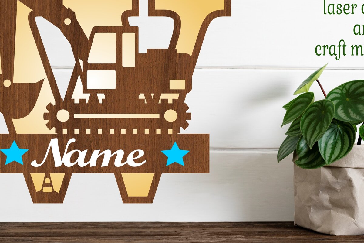 Intra απο ξύλο plywood  Χρώμα wenge 3mm-4mm πάχος - Digger Capital Monogram Letter W Δίασταση 30x20 cm INTRAFABR-79137675