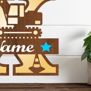 Intra απο ξύλο plywood  Χρώμα wenge 3mm-4mm πάχος - Digger Capital Monogram Letter X Δίασταση 30x20 cm INTRAFABR-79193285