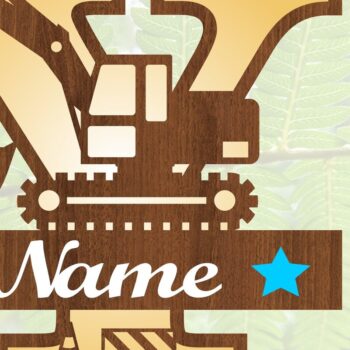 Intra απο ξύλο plywood  Χρώμα wenge 3mm-4mm πάχος - Digger Capital Monogram Letter Y Δίασταση 30x20 cm INTRAFABR-79137664 - Image 3