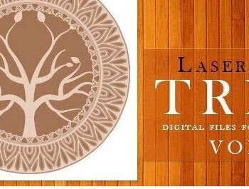 Intra απο ξύλο plywood  Χρώμα wenge 3mm-4mm πάχος - Digital Multilayer Craft Tree Δίασταση 20x20 cm INTRAFABR-109736866 - Image 4