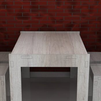 Intra απο ξύλο plywood  Χρώμα wenge 3mm-4mm πάχος - Σετ καρέκλας τραπεζαρίας Glowforge Cut Δίασταση 30x20 cm INTRAFABR-78786898 - Image 1