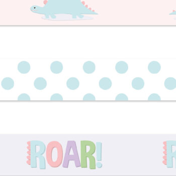 Intra απο ξύλο plywood Χρώμα wenge 3mm-4mm πάχος - Dino Baby Shower Flags | Jurassic-Themed Δίασταση 5x0 cm INTRAFABR-68950724 - Image 4