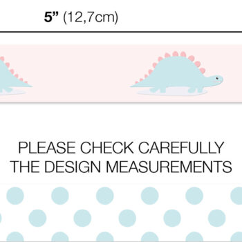 Intra απο ξύλο plywood Χρώμα wenge 3mm-4mm πάχος - Dino Baby Shower Flags | Jurassic-Themed Δίασταση 5x0 cm INTRAFABR-68950724 - Image 5