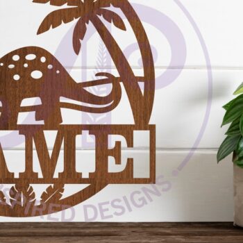 Intra απο ξύλο plywood  Χρώμα wenge 3mm-4mm πάχος - Σήμα ονόματος Dino Brontosaurus Laser Δίασταση 30x20 cm INTRAFABR-111957456 - Image 1