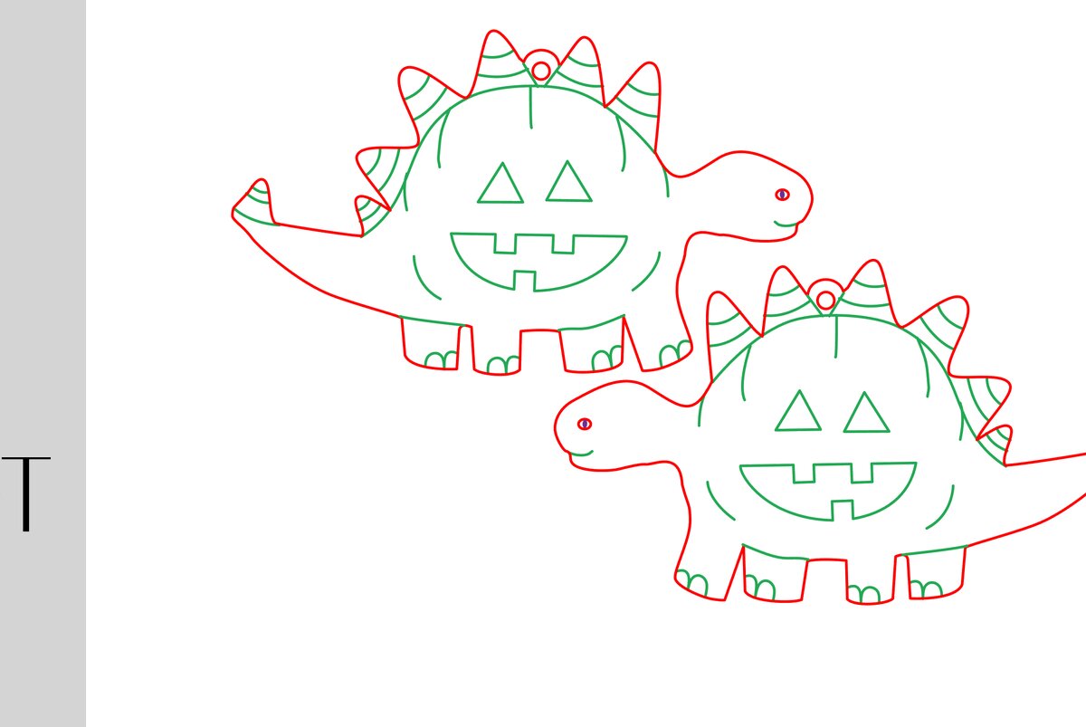 Intra απο ξύλο plywood  Χρώμα wenge 3mm-4mm πάχος - Σκουλαρίκια Dino Halloween Δίασταση 3x3 cm INTRAFABR-68951216