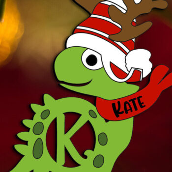 Intra απο ξύλο plywood Χρώμα wenge 3mm-4mm πάχος - Χριστουγεννιάτικο εορταστικό στολίδι Dino K Letter Δίασταση 6x6 cm INTRAFABR-85703710 - Image 1