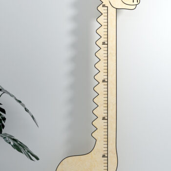 Intra απο ξύλο plywood  Χρώμα wenge 3mm-4mm πάχος - Διάγραμμα ανάπτυξης δεινοσαύρων, διάγραμμα ύψους Dino Δίασταση 30x20 cm INTRAFABR-123671449 - Image 3