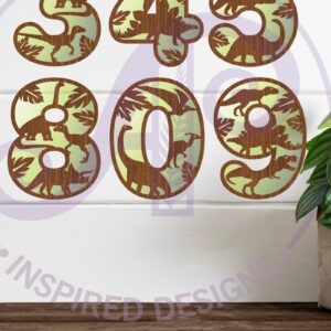 Intra απο ξύλο plywood  Χρώμα wenge 3mm-4mm πάχος - Δεινόσαυρος αριθμός δύο επιπέδων τοίχου Δίασταση 30x20 cm INTRAFABR-115722580