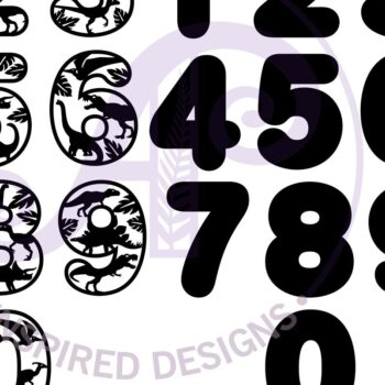 Intra απο ξύλο plywood  Χρώμα wenge 3mm-4mm πάχος - Δεινόσαυρος αριθμός δύο επιπέδων τοίχου Δίασταση 30x20 cm INTRAFABR-115722580 - Image 2