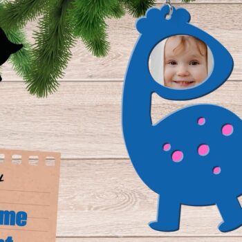 Intra απο ξύλο plywood  Χρώμα wenge 3mm-4mm πάχος - Κορνίζα Dinosaur για Δίασταση 20x25 cm INTRAFABR-101869728 - Image 1