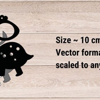 Intra απο ξύλο plywood  Χρώμα wenge 3mm-4mm πάχος - Κορνίζα Dinosaur για Δίασταση 20x25 cm INTRAFABR-101869728 - Image 2