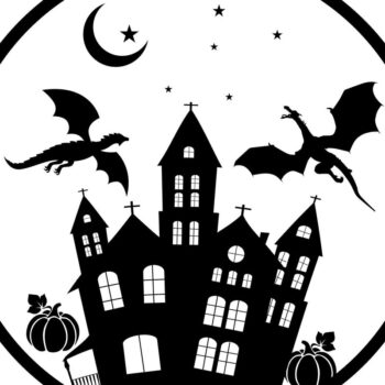 Intra απο ξύλο plywood  Χρώμα wenge 3mm-4mm πάχος - Dinosaur File Lager Cut Halloween SV Δίασταση 15x15 cm INTRAFABR-114154493 - Image 1