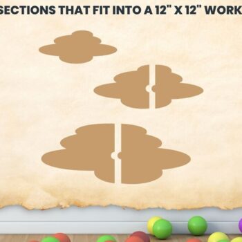 Intra απο ξύλο plywood Χρώμα wenge 3mm-4mm πάχος - Διακόσμηση τοίχου Dinosaur Δίασταση 40x50 cm INTRAFABR-35155258 - Image 5