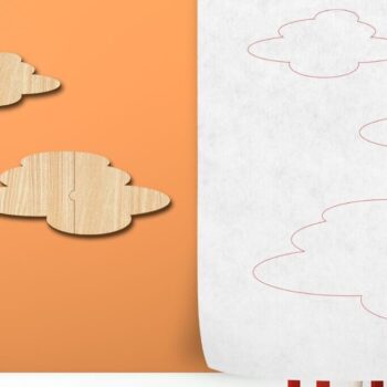 Intra απο ξύλο plywood Χρώμα wenge 3mm-4mm πάχος - Διακόσμηση τοίχου Dinosaur Δίασταση 40x50 cm INTRAFABR-35155258 - Image 10