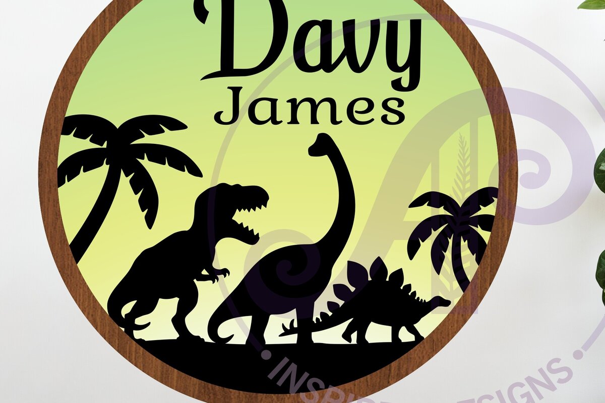 Intra απο ξύλο plywood  Χρώμα wenge 3mm-4mm πάχος - Τοίχος προσωποποιημένου ονόματος με στρώσεις δεινοσαύρων Δίασταση 40x50 cm INTRAFABR-112012806