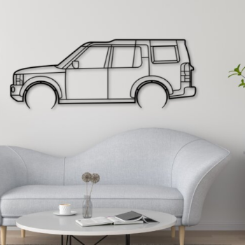 Intra απο ξύλο plywood  Χρώμα wenge 3mm-4mm πάχος - Discovery 3 Car Silhouette Δίασταση 20x20 cm INTRAFABR-84108786 - Image 1