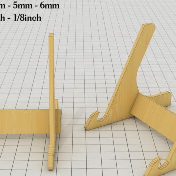 Intra απο ξύλο plywood Χρώμα wenge 3mm-4mm πάχος - Πιατοθήκη πλαισίου πιάτων / καβαλέτο Δίασταση 30x20 cm INTRAFABR-107326818 - Image 1