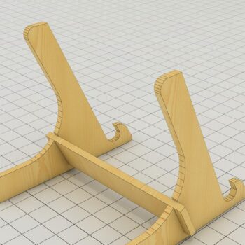 Intra απο ξύλο plywood Χρώμα wenge 3mm-4mm πάχος - Πιατοθήκη πλαισίου πιάτων / καβαλέτο Δίασταση 30x20 cm INTRAFABR-107326818 - Image 3