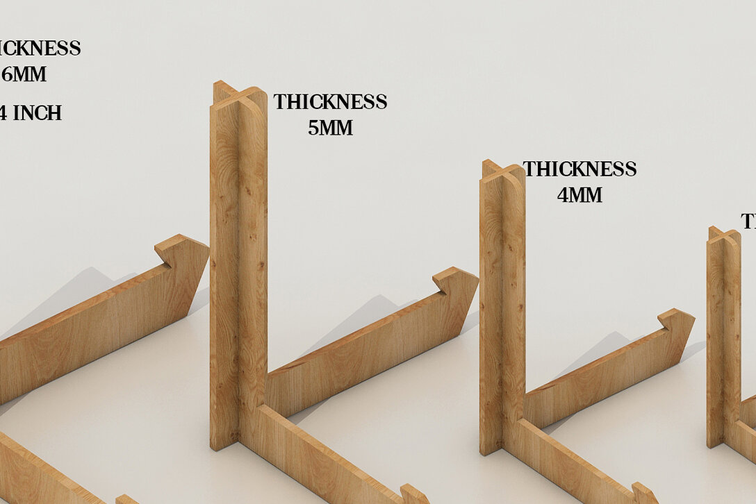 Intra απο ξύλο plywood  Χρώμα wenge 3mm-4mm πάχος - Πιατοθήκη πλαισίου πιάτων, Οθόνη πλαισίου Δίασταση 30x20 cm INTRAFABR-113411775