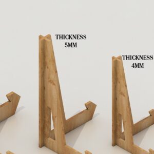 Intra απο ξύλο plywood  Χρώμα wenge 3mm-4mm πάχος - Βάση πλαισίου πιάτων / θήκης πιάτων Δίασταση 30x20 cm INTRAFABR-118112367