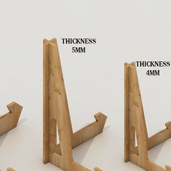 Intra απο ξύλο plywood  Χρώμα wenge 3mm-4mm πάχος - Βάση πλαισίου πιάτων / θήκης πιάτων Δίασταση 30x20 cm INTRAFABR-118112367 - Image 1