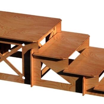 Intra απο ξύλο plywood  Χρώμα wenge 3mm-4mm πάχος - Βάση οθόνης Δίασταση 391x175 cm INTRAFABR-67421251 - Image 1