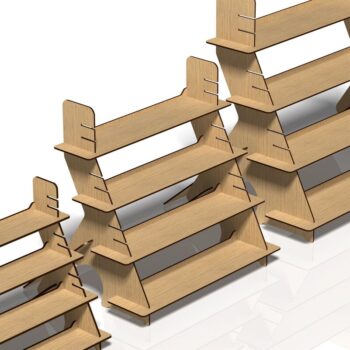 Intra απο ξύλο plywood  Χρώμα wenge 3mm-4mm πάχος - Βάση οθόνης, θήκη, Stander Δίασταση 20x20 cm INTRAFABR-125310778 - Image 1