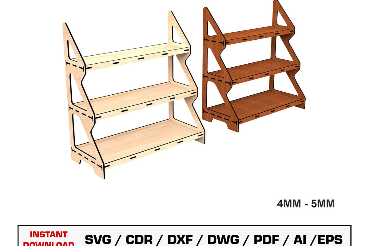 Intra απο ξύλο plywood  Χρώμα wenge 3mm-4mm πάχος - Εμφάνιση υ κοπής με λέιζερ βάσης, ράφι Δίασταση 30x20 cm INTRAFABR-121334647