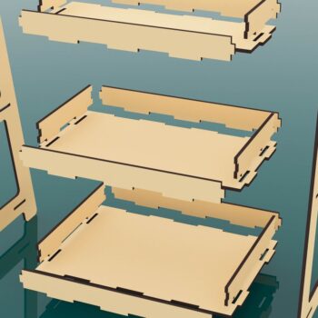 Intra απο ξύλο plywood Χρώμα wenge 3mm-4mm πάχος - Εμφάνιση αρχείων κοπής με λέιζερ βάσης Δίασταση 260x183 cm INTRAFABR-85729187 - Image 3