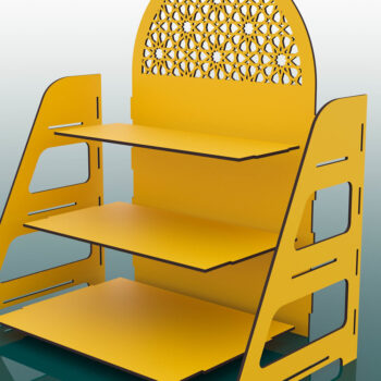 Intra απο ξύλο plywood  Χρώμα wenge 3mm-4mm πάχος - Εμφάνιση αρχείων κοπής με λέιζερ βάσης Δίασταση 250x200 cm INTRAFABR-102528043 - Image 3