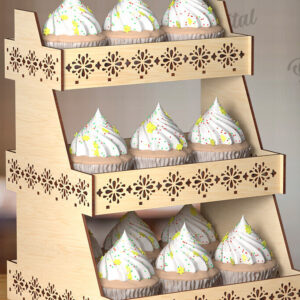 Intra απο ξύλο plywood  Χρώμα wenge 3mm-4mm πάχος - βάσης οθόνης. Ξύλινο σταντ Δίασταση 30x20 cm INTRAFABR-102528018