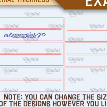 Intra απο ξύλο plywood  Χρώμα wenge 3mm-4mm πάχος - Εμφάνιση Stand LaserCut. Ξύλινη βάση Δίασταση 30x20 cm INTRAFABR-102063110 - Image 2