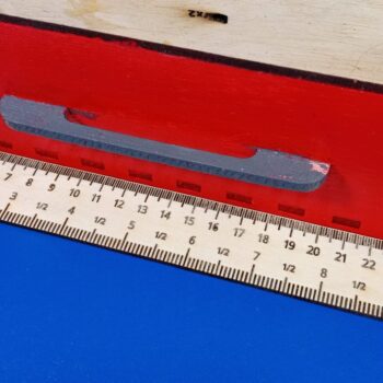 Intra απο ξύλο plywood  Χρώμα wenge 3mm-4mm πάχος - Κουτί εργαλείων DIY Δίασταση 30x20 cm INTRAFABR-106333760 - Image 5