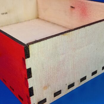 Intra απο ξύλο plywood  Χρώμα wenge 3mm-4mm πάχος - Κουτί εργαλείων DIY Δίασταση 30x20 cm INTRAFABR-106333760 - Image 8