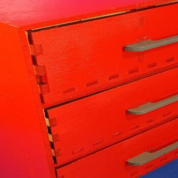 Intra απο ξύλο plywood  Χρώμα wenge 3mm-4mm πάχος - Κουτί εργαλείων DIY Δίασταση 30x20 cm INTRAFABR-106333760 - Image 13