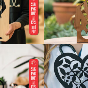 Intra απο ξύλο plywood  Χρώμα wenge 3mm-4mm πάχος - Δέσμη κοπής με λέιζερ Doctor Signs Δίασταση 30x20 cm INTRAFABR-84290970