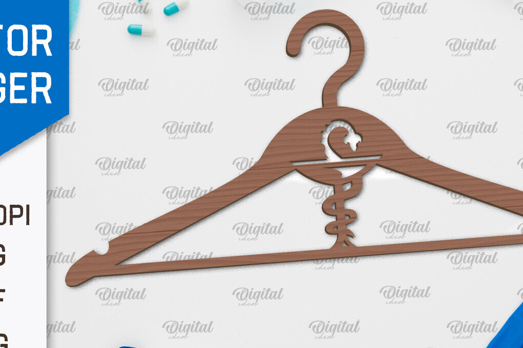 Intra απο ξύλο plywood  Χρώμα wenge 3mm-4mm πάχος - με λέιζερ ξύλινη κρεμάστρα Doctor Δίασταση 30x20 cm INTRAFABR-37889075