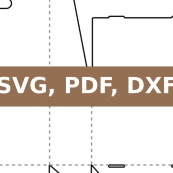 Intra απο ξύλο plywood Χρώμα wenge 3mm-4mm πάχος - Κουτί εγγράφων Δίασταση 20x20 cm INTRAFABR-110186102 - Image 2