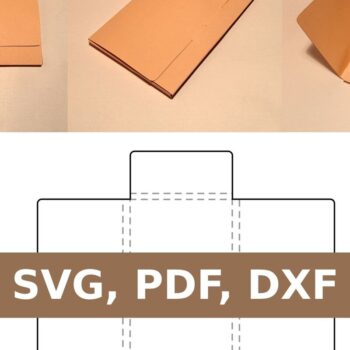 Intra απο ξύλο plywood  Χρώμα wenge 3mm-4mm πάχος - Κουτί αποθήκευσης εγγράφων Δίασταση 20x20 cm INTRAFABR-117727864 - Image 1