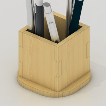 Intra απο ξύλο plywood  Χρώμα wenge 3mm-4mm πάχος - Θήκη κάρτας Organizer Desk Tray Document Δίασταση 30x20 cm INTRAFABR-116588928 - Image 3