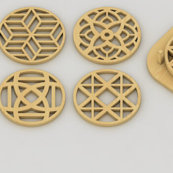 Intra απο ξύλο plywood  Χρώμα wenge 3mm-4mm πάχος - Θήκη κάρτας Organizer Desk Tray Document Δίασταση 30x20 cm INTRAFABR-116588928 - Image 5