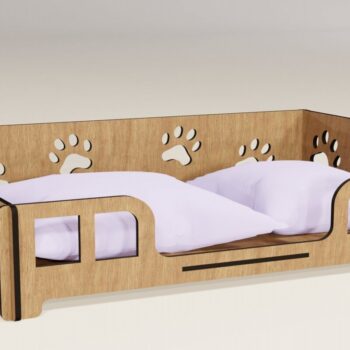 Intra απο ξύλο plywood Χρώμα wenge 3mm-4mm πάχος - Dog Bed Fie / Cute Bed for Pet Δίασταση 510x310 cm INTRAFABR-33803888 - Image 4